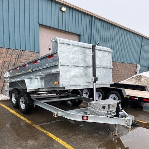 Cargo, Utility Trailers  2026 Miska 7 Ton Galvanized Dump Trailer Photo